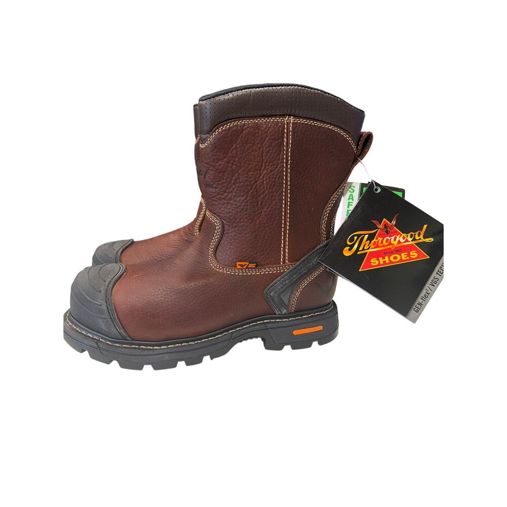 New Thorogood 8 M Composite Toe GEN-Flex2 8” Side-Zip Work Boot (Model 804-4440)